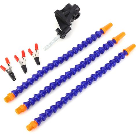 Support de soudure flexible à 3 bras bleu multifonctionnel pour la réparation et la fixation de circuits imprimés (1/5)