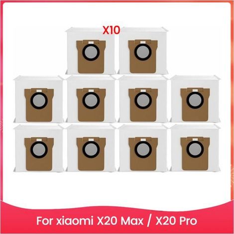Sacs à Poussière de Rechange pour Aspirateur Robot pour Xiaomi X20 Max / X20 Pro Pièces et Accessoires (1/4)