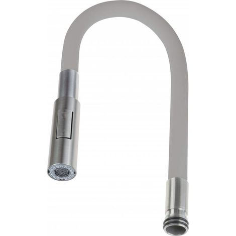Deante Luno ABAS74W grifo de cocina gris/acero cepillado