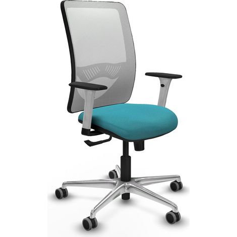 Sedia piqueras y crespo Zulema bianco alluminio confortevole (1/2)