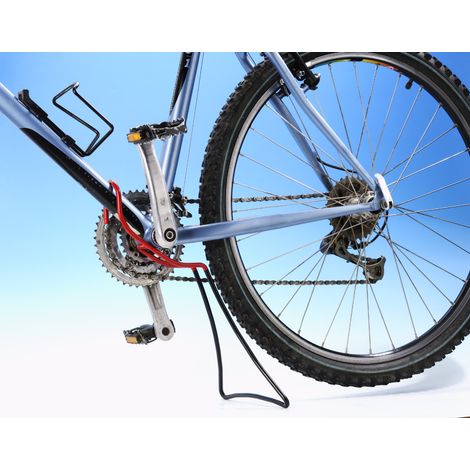 Mottez – Support 1 vélo fixation sur pédalier – Rangement mural – Charge maximale 20kg – Pour entretien facile – Compatible avec tous types de vélos (1/2)