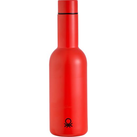 Botella de agua 550ml acero inoxidable rojo Casa Benetton (1/5)