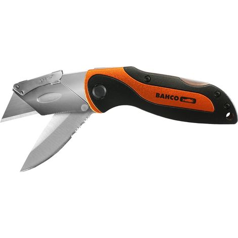 402709  Twin Blade Folding Sports Utility Knife 0,6" / 3" KBTU-01 BAHCO (1/2)