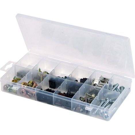 Coffret clips écrous et vis tôles 170 pièces