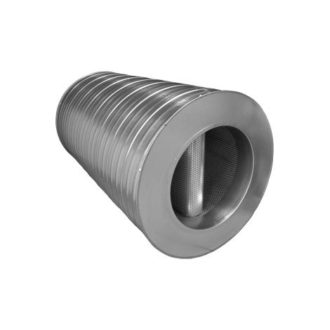Silencieux acoustique rond SIBL-100 mm - 630 x 800 x 1200 mm