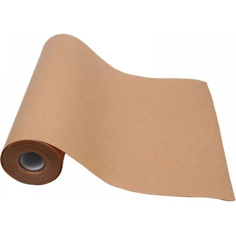 Cyslmuk – Rouleau de papier kraft 0,3m x 30m – Non ciré, épaisseur optimale pour emballage et projets créatifs – Protection des sols et murs (1/3)