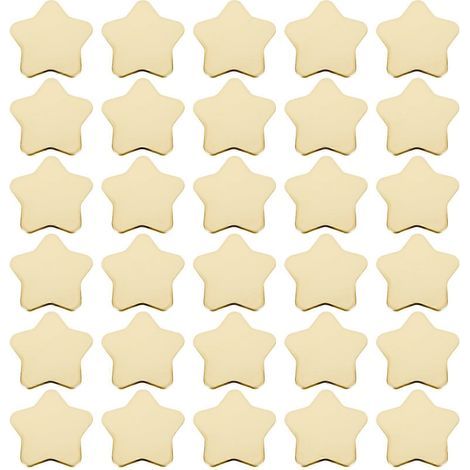Lot de 30 assiettes en papier en forme d'étoile, dorées, à motif pentagramme, pour la vaisselle de table (1/5)