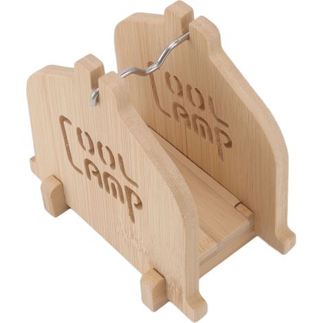 Support pour spirale anti-moustiques amovible et portable en bambou, acier inoxydable, style rustique, boîte à encens décorative pour la maison (1/5)