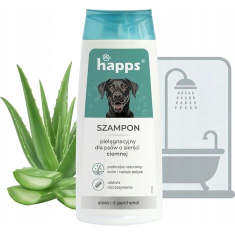 HAPPS - shampoo per cani a pelo scuro 200ml (1/5)