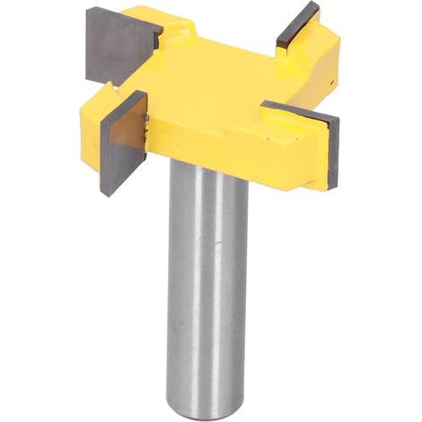 Punta per fresatrice di superficie, 4 taglienti, spianatura di lastre, CNC, fresa per legno, utensile per piallatura, gambo da 8 mm (1/5)