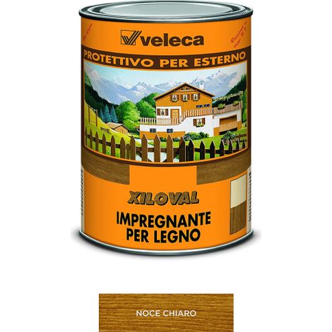 Impregnante Per Legno Xiloval Noce Chiaro Litri 1 Veleca - Veleca