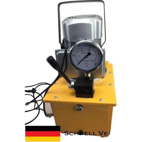 Bomba hidráulica eléctrica, 700 bar, 750 W de potencia, capacidad de aceite de 7 l, 290 PSI - Rango de presión de 10152 PSI, dimensiones 360 x 280 x 440 mm (1/5)