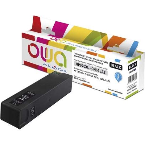 TONER ARMOR PARA HP Officejet Pro X4xx/X5xx HP 970XL BK
