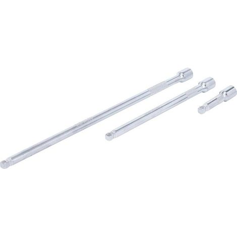 Jeu de Rallonges Basculantes 6,3 mm (1/4) 50/150/250 mm - Précision et Polyvalence, Acier, Zones Difficiles - D-Work