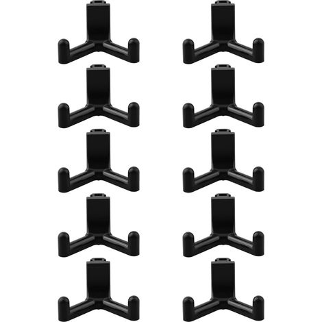 Crochets Outils Plastique ABS pour Abri Jardin(10pcs) Plastique ABS pour robuste, , résistant aux intempéries, pour idéal abri jardin, garage, buanderie (1/5)