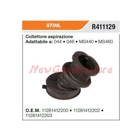 STIHL Kettensägen-Ansaugkrümmer 044 046 MS440 MS460 R411129