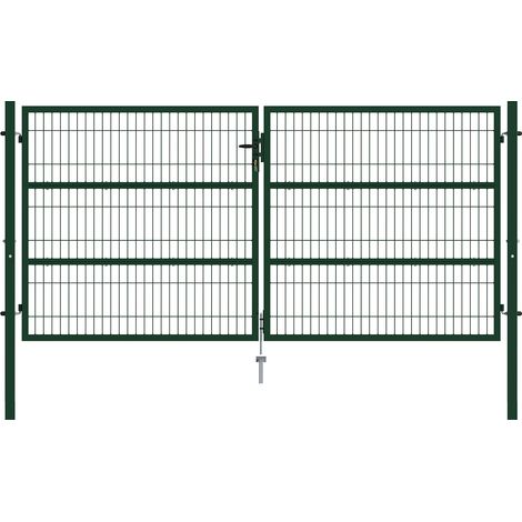 Malla portón 3m RAZO Alt.140cm verde (1/5)