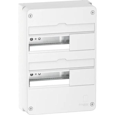 Schneider Electric RESI9 Aufputzgehäuse weiß 26 Module