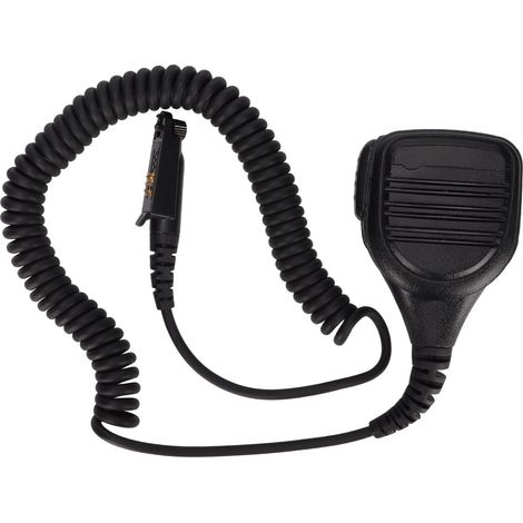 Tragbarer Mikrofonlautsprecher für Walkie-Talkies mit M6-Anschluss, kompatibel mit Estalky R887, Ruggeer B8000 und F22+.