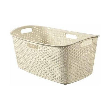 Panier à linge Curver my style capacité 47 litres plastique