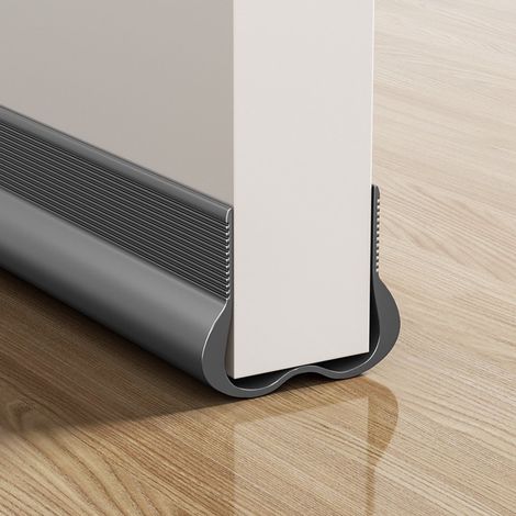 Flexible Türdichtungsleiste, schalldicht, wind- und staubabweisend, Wetterschutzband für unter Türen, Zugluftstopper (1/5)
