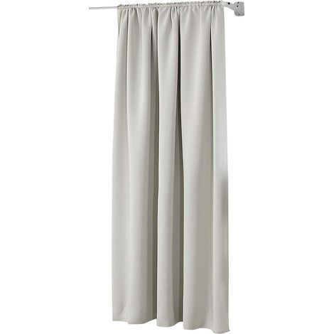 WOLTU 1 pièce Rideau occultant, pour Maison intérieure pour fenêtre et Porte Isolant Thermique, 135x245cm, Crème VH5880cm