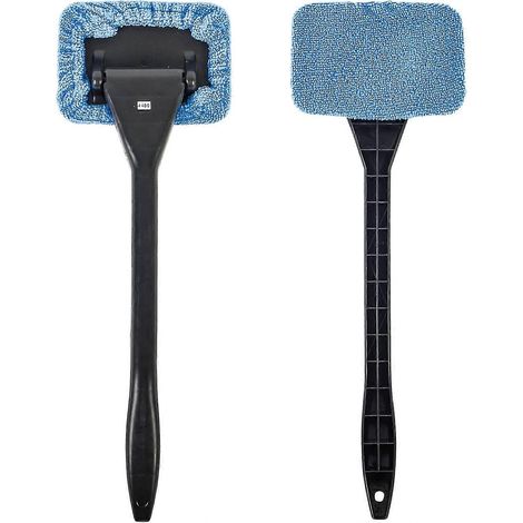 Nettoyant intérieur pour pare-brise - Nettoyant pour pare-brise de voiture à long manche, brumisation pour éliminer l'humidité - Lot de 2 (1/5)
