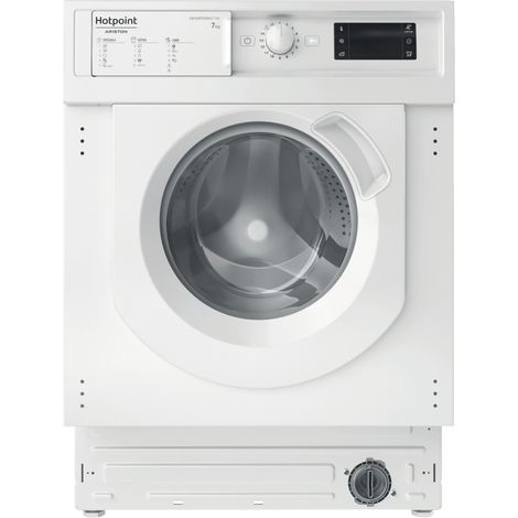 Hotpoint Ariston Lavatrice da incasso BI WMHG 71483 EU N. Tipo di carica: Caricamento frontale. Capacità cestello: 7 kg, Classe di efficienza della centrifuga: B, Silenziosità (centrif... - BIWMHG7148 (1/10)