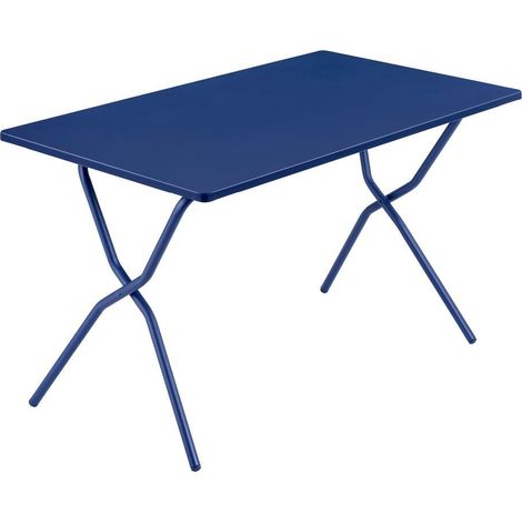 Faltbarer Gartentisch 1207072cm - Balcony - Acier - Blau Indigo - Lafuma Mobilier