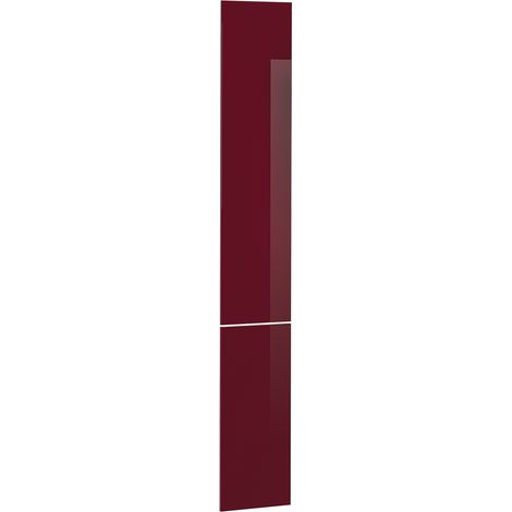 Frente de cocina R-Line, Rojo de alto brillo, 29.6 x 196 cm frente de mueble para armario alto extraíble, Vicco (1/5)