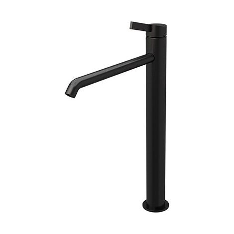 Mitigeur Lavabo Haut Inox Chrome Noir Brosse Pvd - CRISTINA ONDYNA PA22275I