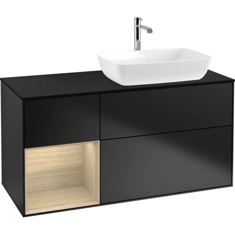Villeroy & Boch F802PCPD meuble sous-vasque Finion F80 (1/2)
