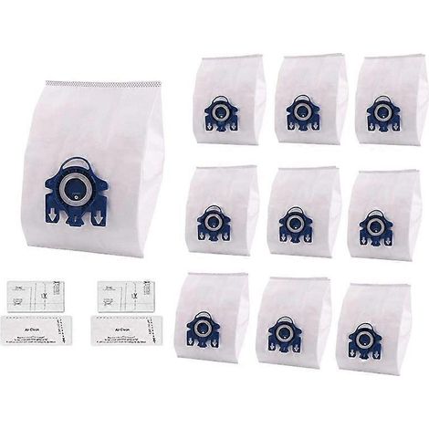 Lot de 12 accessoires pour aspirateur Miele GN Airclean : sac à poussière 3D haute efficacité et sac pour aspirateur GN (1/2)