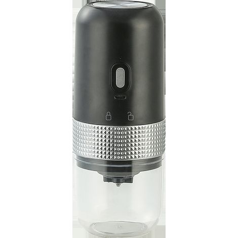 Cafetière et mixeur électrique, grains de café, chargeur USB extérieur (1/4)