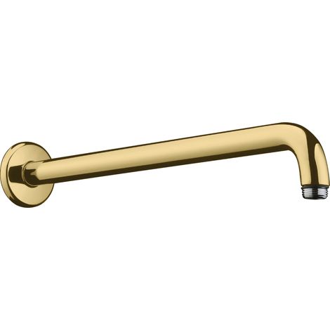 Hansgrohe Aktiva - Brazo de ducha 39 cm, aspecto de oro pulido 27413990