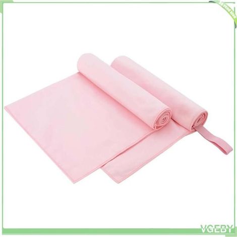 42011488 Serviettes de sport 2 pcs Rose 100 x 50 cm (1/5)