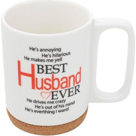 Florina Best Husband Tasse auf Ständer 280 ml