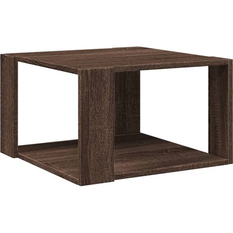 Maison Exclusive - Couchtisch Braun Eichen-Optik 51,5x51,5x30 cm