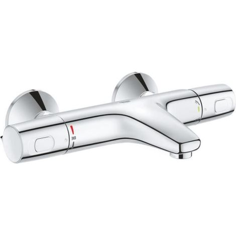 GROHE Mitigeur thermostatique Bain / Douche Precision Trend, protection anti-brûlure, raccord fileté 1/2, chromé, 34227002 (1/5)