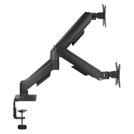 AISENS - SOPORTE DE MESA ECO CONTRAPESO GIRATORIO E INCLINABLE PARA MONITOR/TV 9KG (3 PIVOTES, 2 BRAZOS) DE 17-32, NEGRO (1/2)