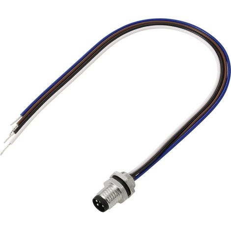 TRU COMPONENTS TC-13751972 Câble de raccordement M8 x 1 mâle, droit 0.2 m Nombre de pôles: 4 1 pc(s) (1/3)