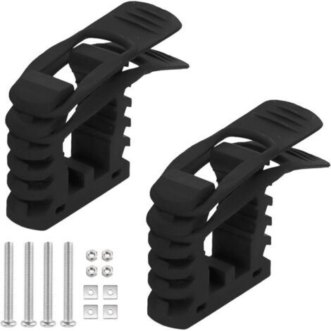 supports de pelle pour galerie de toit, pince de fixation en caoutchouc de 5/8 à 2-1/4 pouces, accessoire pour porte-vélos, porte-outils pour câbles et outils, tout-terrain, usage domestique (n (1/4)