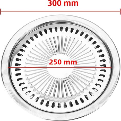 Grill de barbecue sans fumée et anti-adhésif pour cuisinières électriques et à gaz, plaque de cuisson, outils de barbecue pour extérieur et maison (1/5)