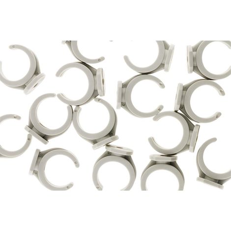 15 Clip ø 25 mm senza rivetti