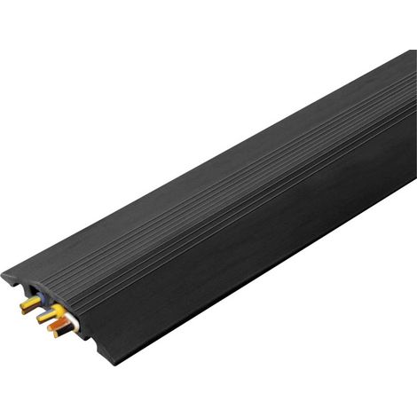 Protège câble RS PRO, Ø interne: 15, 25mm, long. 3m, Caoutchouc Noir ( Prix pour 1 ) (1/3)