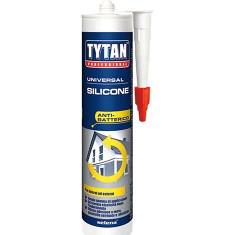 TrAdE Shop Traesio - Cartuccia Silicone Universale Multiuso 280 Ml Colore Trasparente Sigillante -