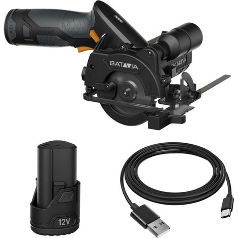 12V Akku-Kreissäge 85mm - Fixxpack 2.0 Set (inkl. 2.0Ah Akku & USB-C Ladekabel) (1/5)