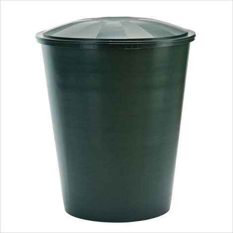Dema – Récupérateur d'eau de pluie enterré 310 litres – Couvercle inclus – Dimensions Ø 805 x H 965 mm – Polyéthylène vert