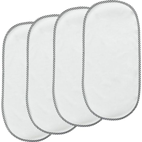 Alèse Imperméable - Lot de 4 - Flanelle Douce - Protection Étanche - Table à Langer Bébé - 60 x 30 cm (1/5)
