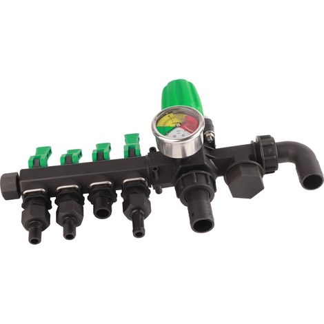 Pulvérisateur agricole, vanne de commande, commutateur 4 voies, distributeur d'eau 4 voies, contrôleur d'eau (1/5)